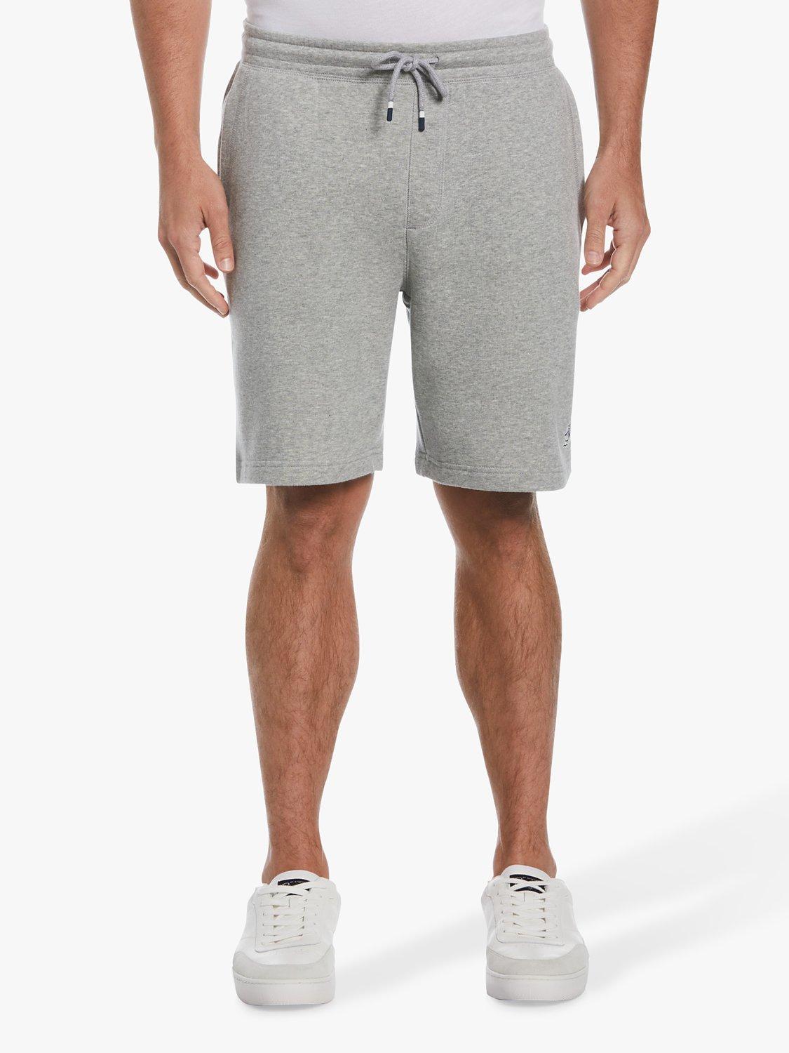 Original Penguin Organic Cotton Blend Sweat Shorts, 080 Rain Heather