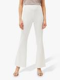 Phase Eight Solange Flared Suit Trousers, Ivory