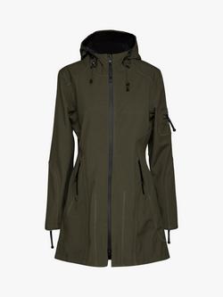 Ilse Jacobsen Hornbæk 07 Plain Rain Coat, Army - view 2, Army 410