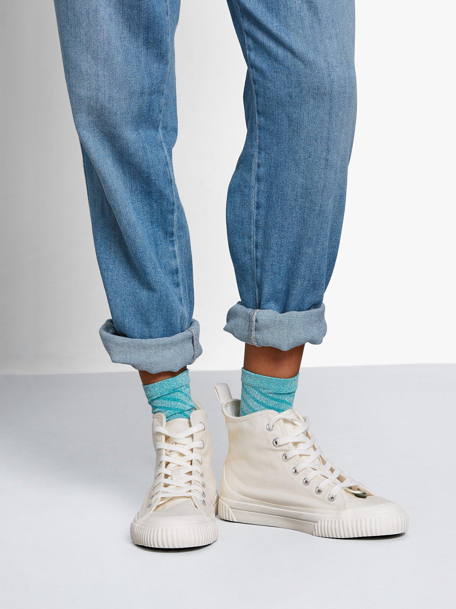 HUSH Skye Hi Top Trainers