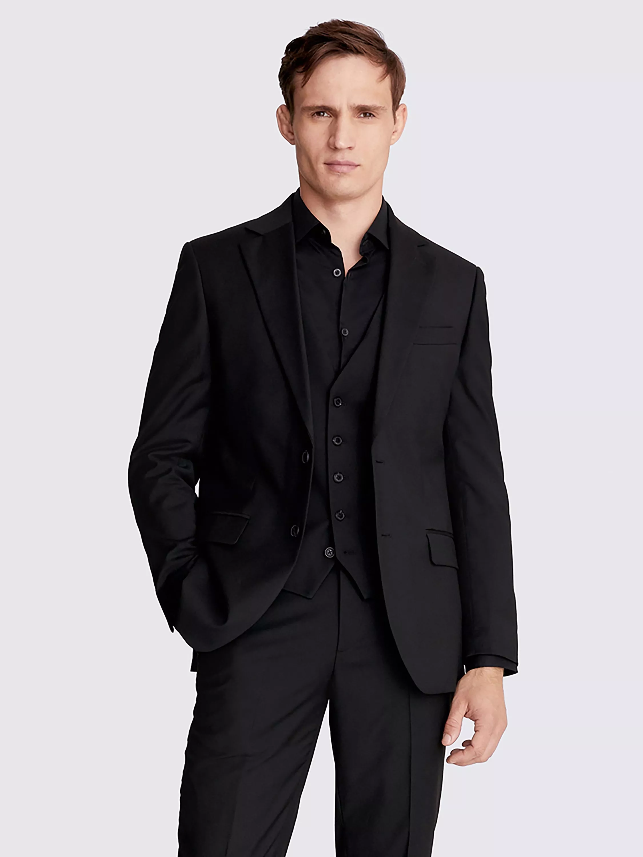 Moss bros unstructured suit deals