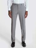 Moss Tailored Fit Suit Trousers, Light Grey Marl