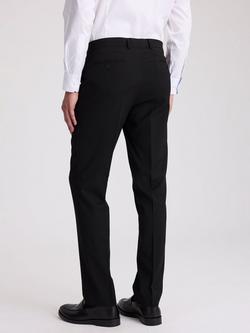 Moss Regular Fit Stretch Cloth Suit Trousers - view 2, Black