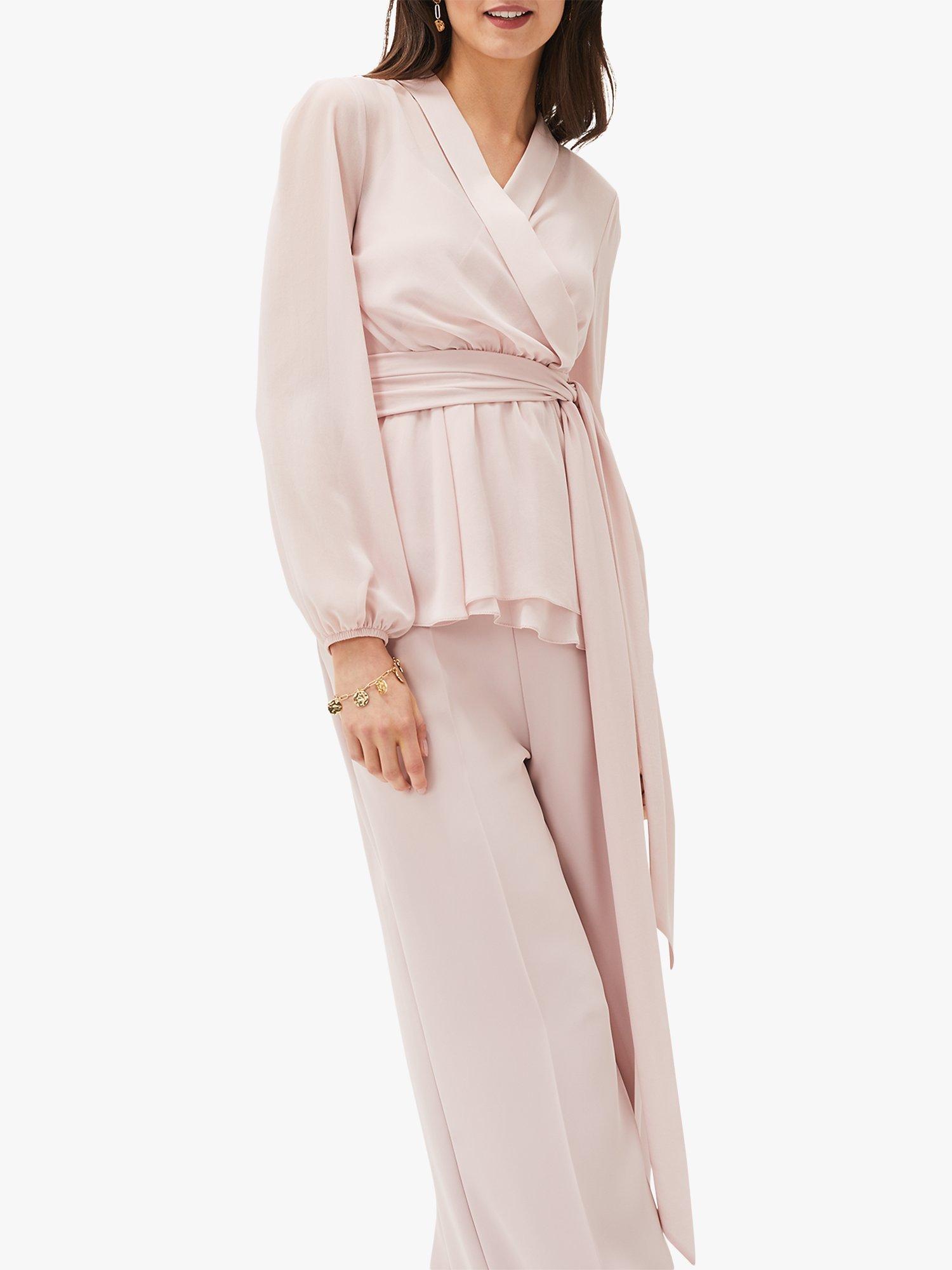Phase Eight Florentine Wrap Top, Antique Rose, 22