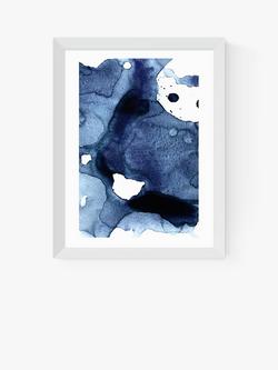 EAST END PRINTS Sisi and Seb 'Ink' Framed Print, White Frame