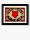 EAST END PRINTS Indieprints 'Arundel Tomb - Love' Framed Print