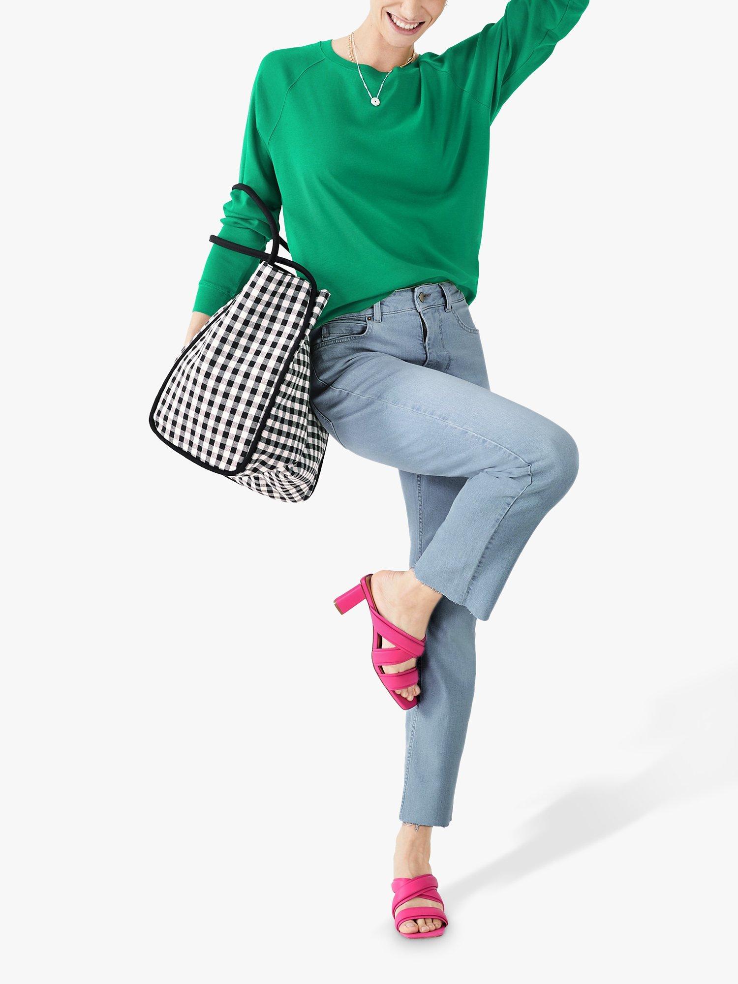 HUSH Tilda Raglan Sleeve Cotton Sweatshirt