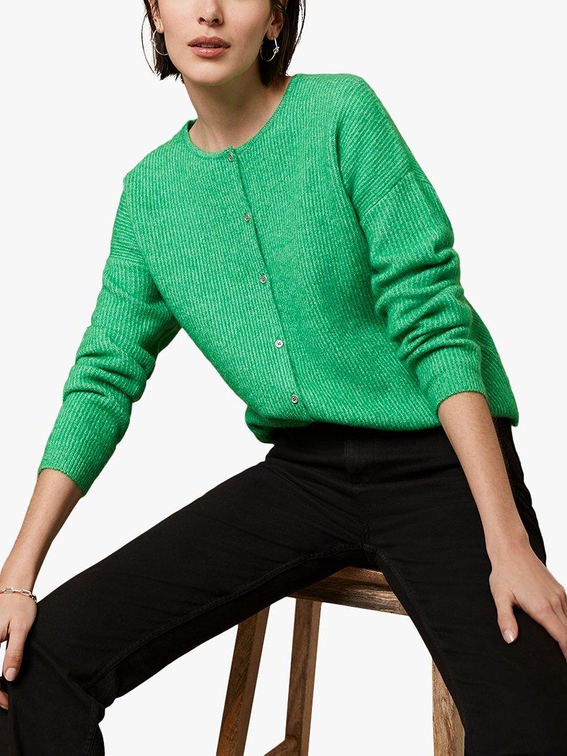 Mint Velvet Crop Crew Neck Cardigan