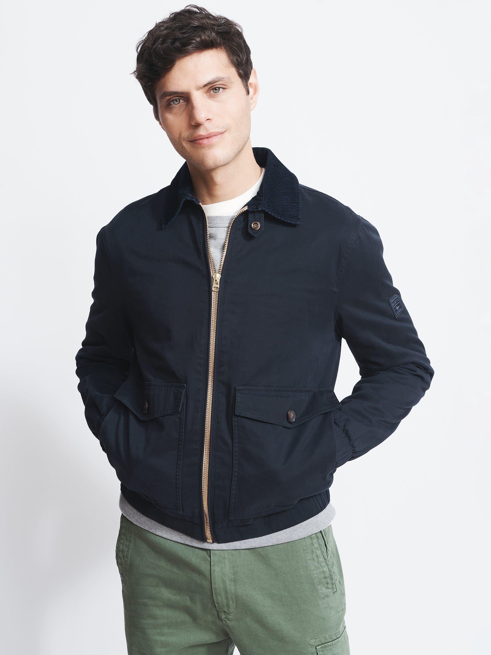 Aubin Quibell Harrington Jacket, Navy