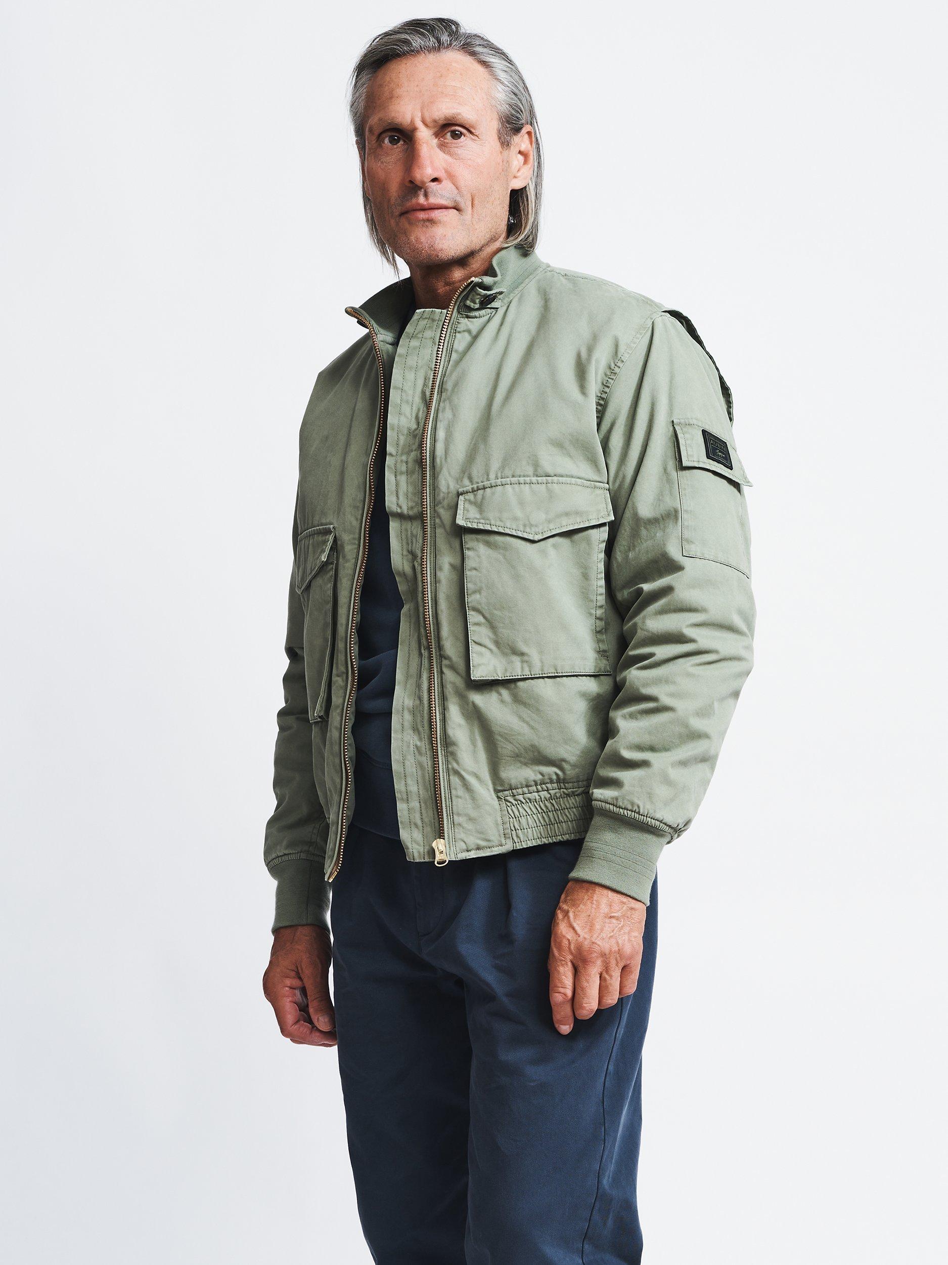 Aubin Fairford Bomber Jacket, Khaki