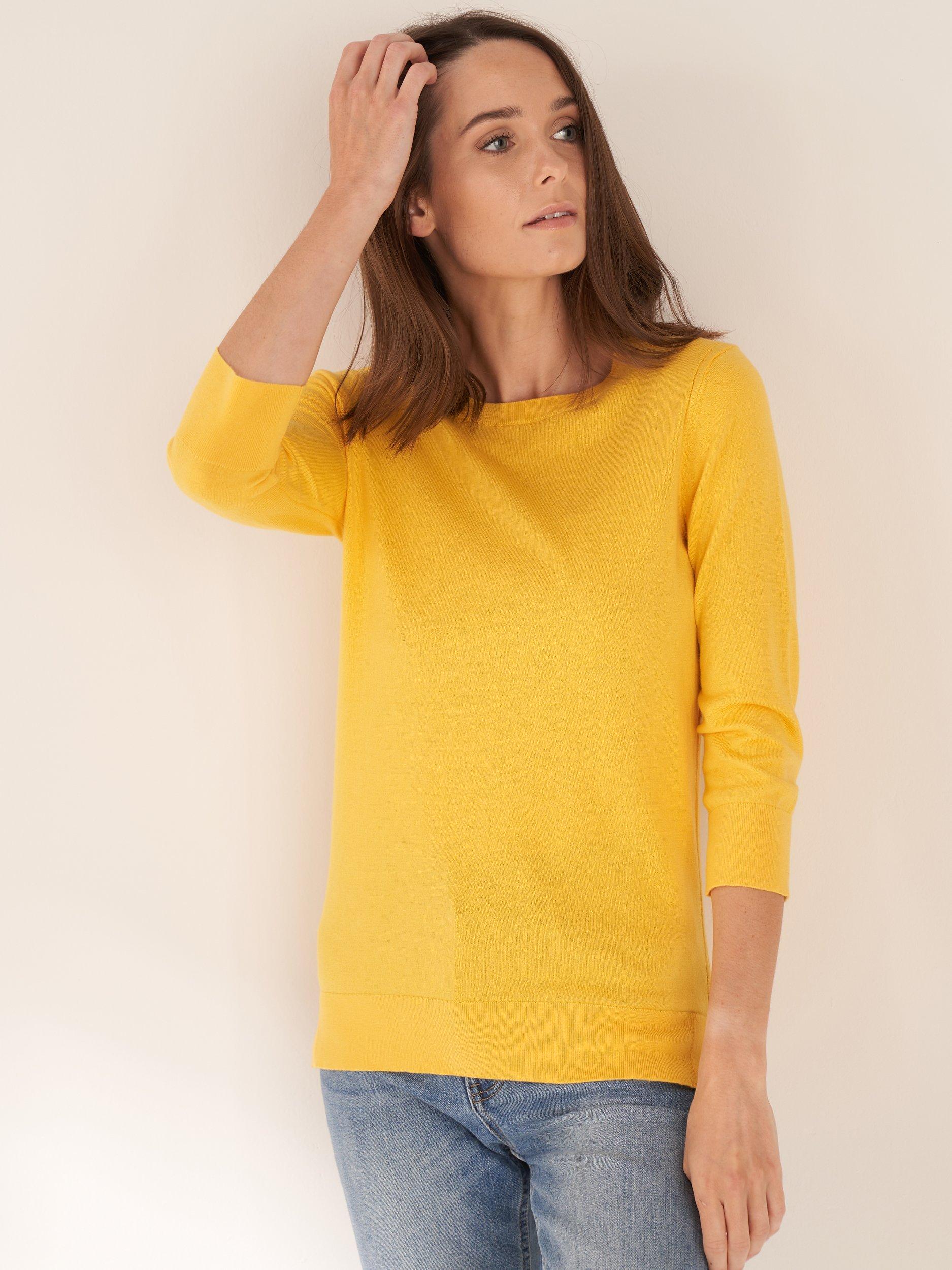 Truly Fine Knit Jumper, Mimosa