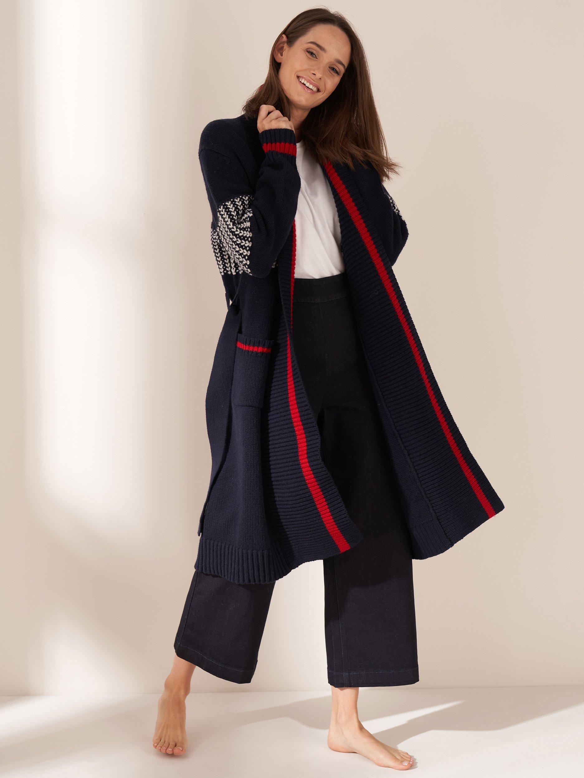 Truly Merino Wool Coatigan, Midnight