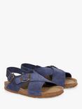 Celtic & Co. Suede Crossover Footbed Sandals