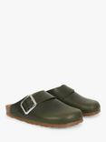 Celtic & Co. Suede Slip On Clogs, Olive