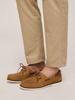 Timberland Classic 2 Eye Leather Boat Shoes, Brown - view 2, Brown