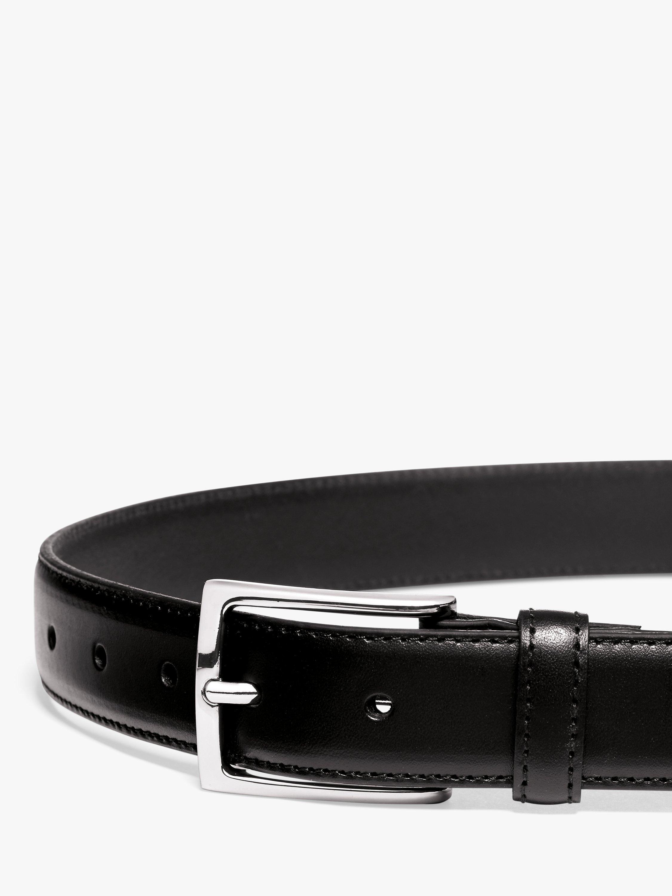 Charles Tyrwhitt Formal Leather Belt, Black, 32