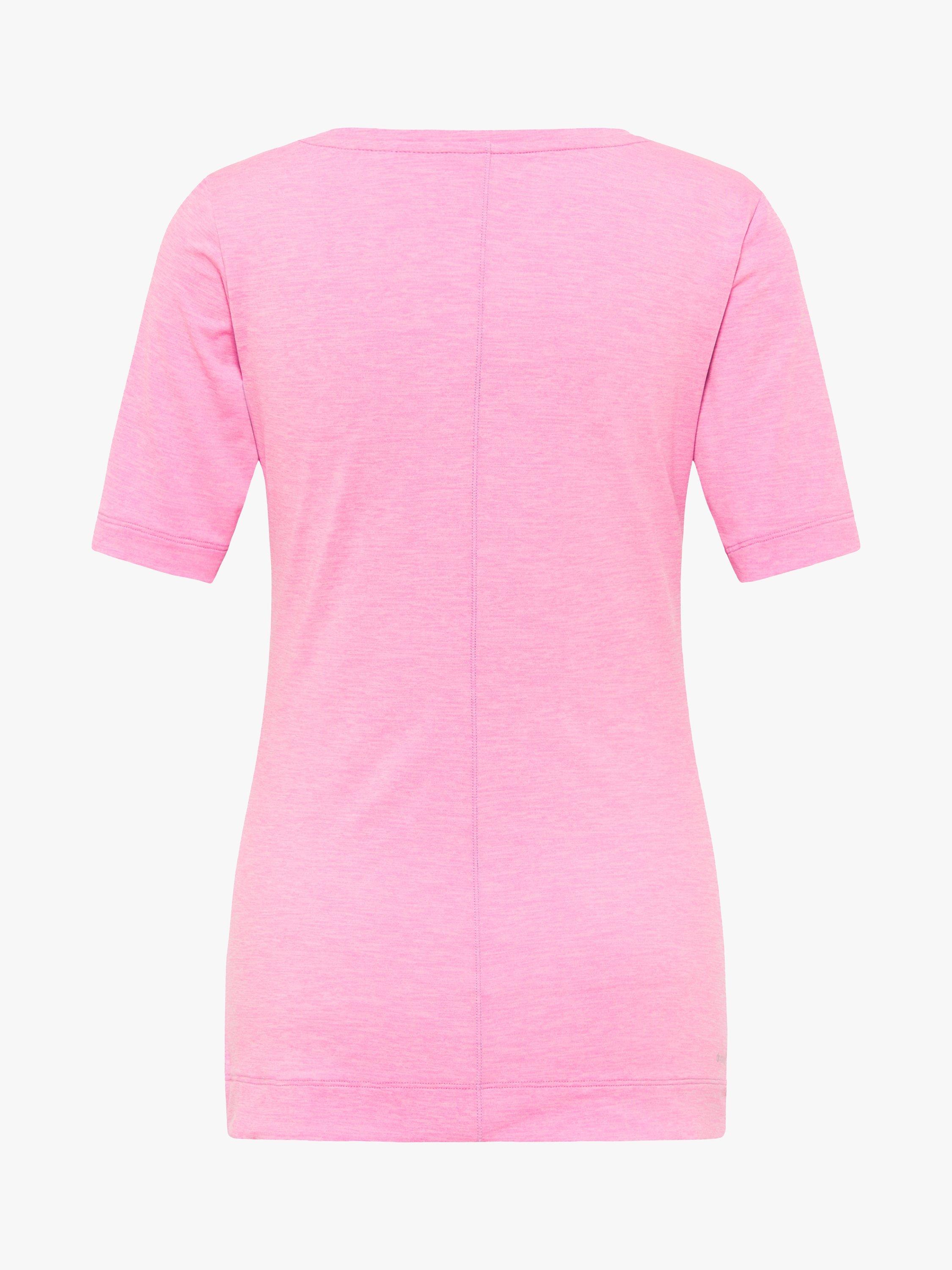 Product image 6 of 6, which shows Venice Beach Peach Short Sleeve Gym Top, Rapture Rose, S