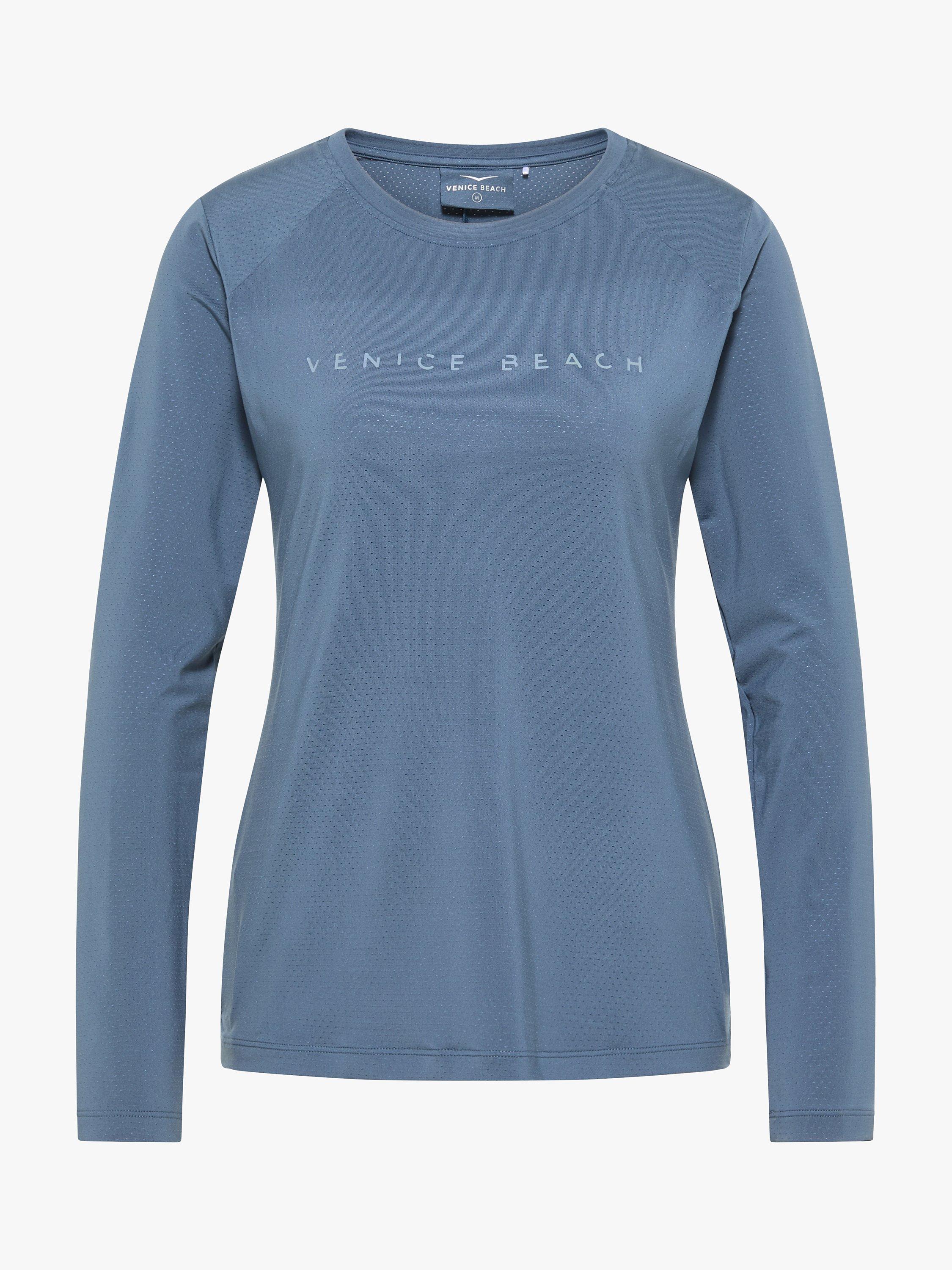Product image 5 of 6, which shows Venice Beach Pittis Long Sleeve Gym Top, Coast Blue, S