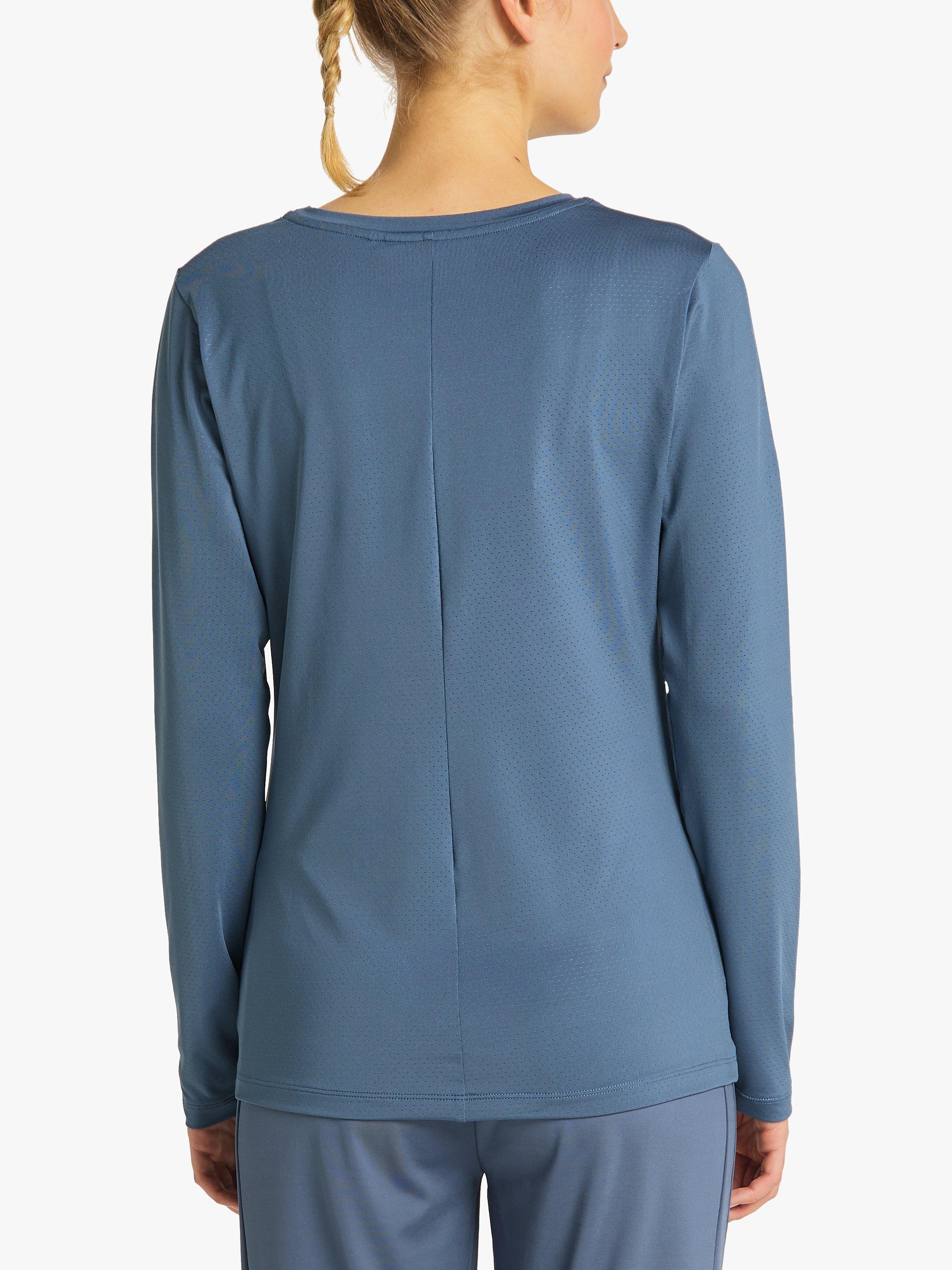 Product image 3 of 6, which shows Venice Beach Pittis Long Sleeve Gym Top, Coast Blue, S