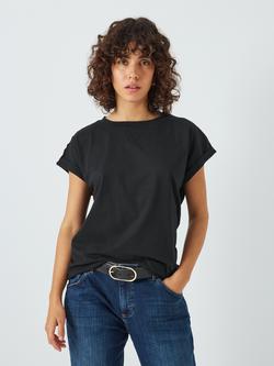 AND/OR Cotton Tank T-Shirt, Black