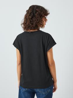 AND/OR Cotton Tank T-Shirt - view 2, Black