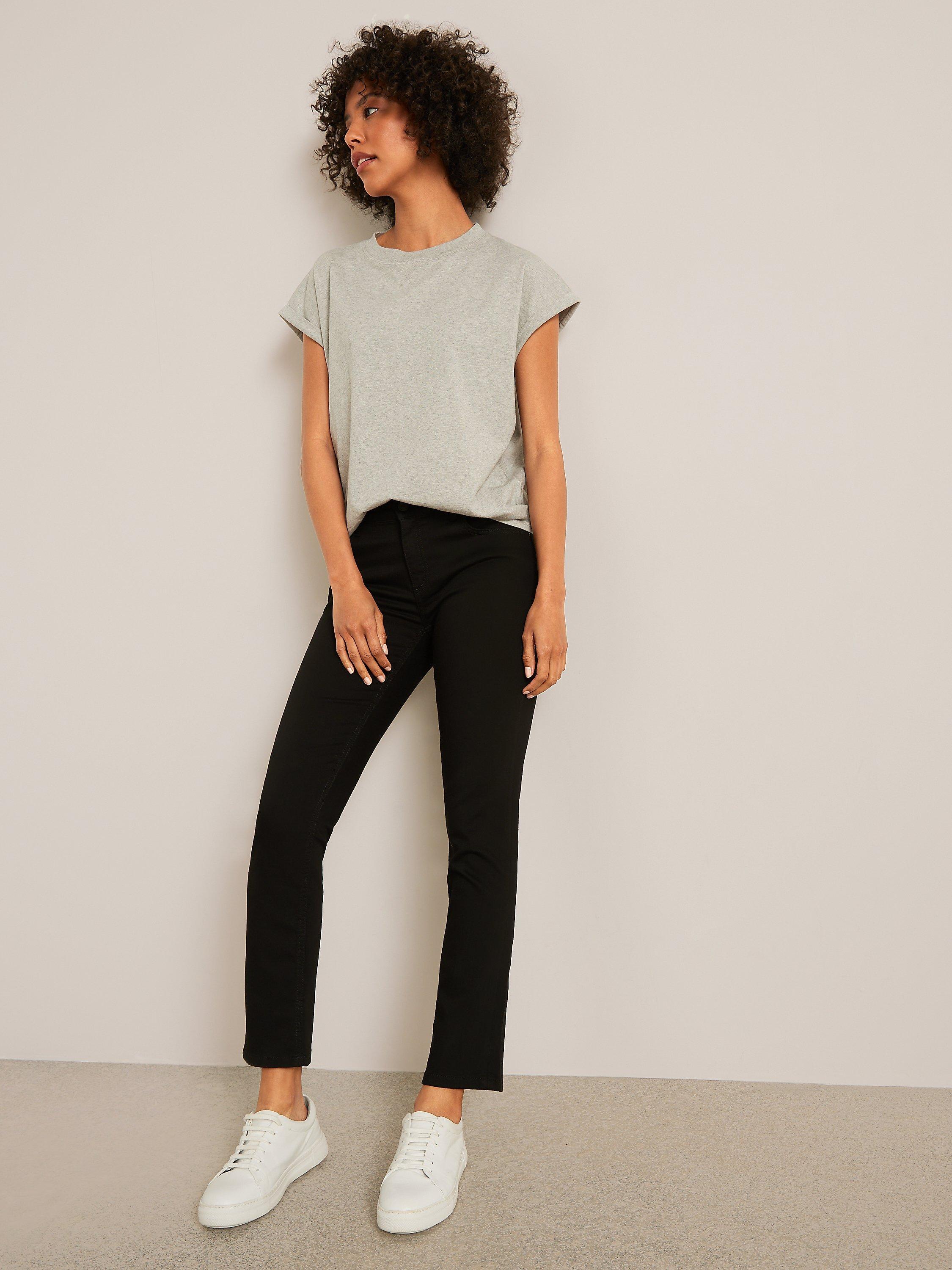 Product image 4 of 6, which shows AND/OR Cotton Tank T-Shirt, Grey Marl, 6