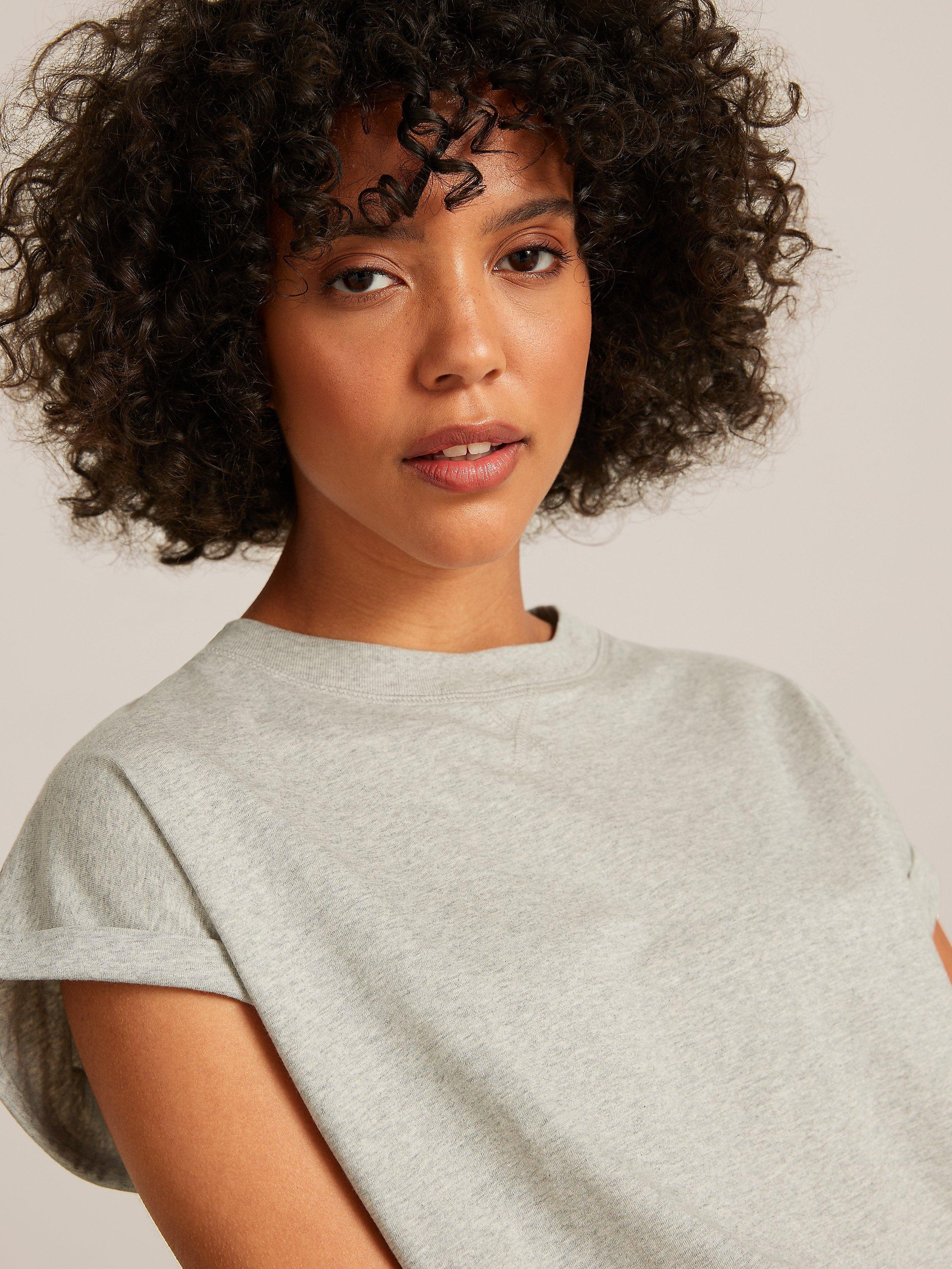 Product image 6 of 6, which shows AND/OR Cotton Tank T-Shirt, Grey Marl, 6