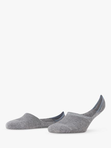 FALKE Step No Show Socks, Light Grey Melange