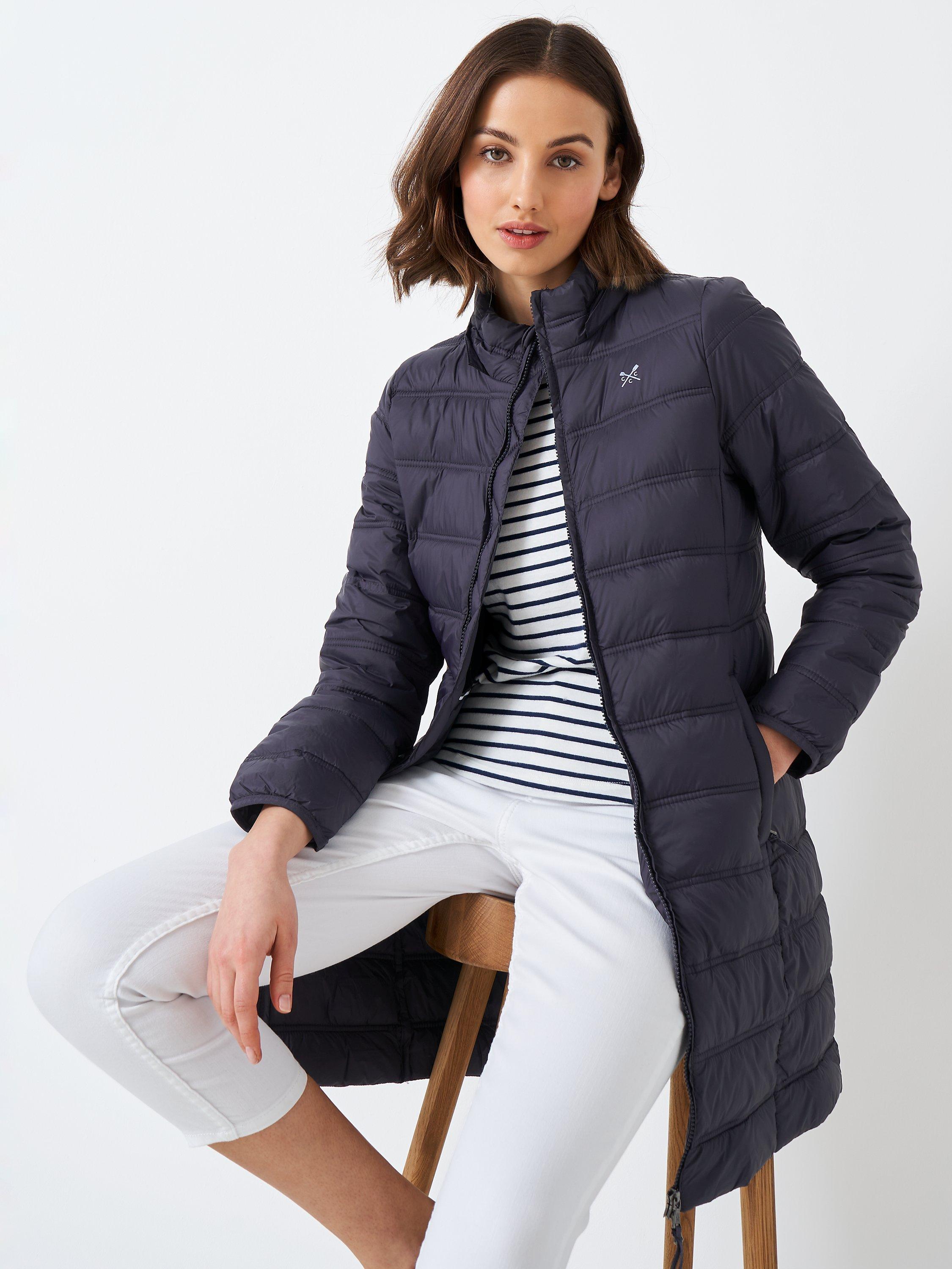 Crew Clothing Padded Jacket, Navy