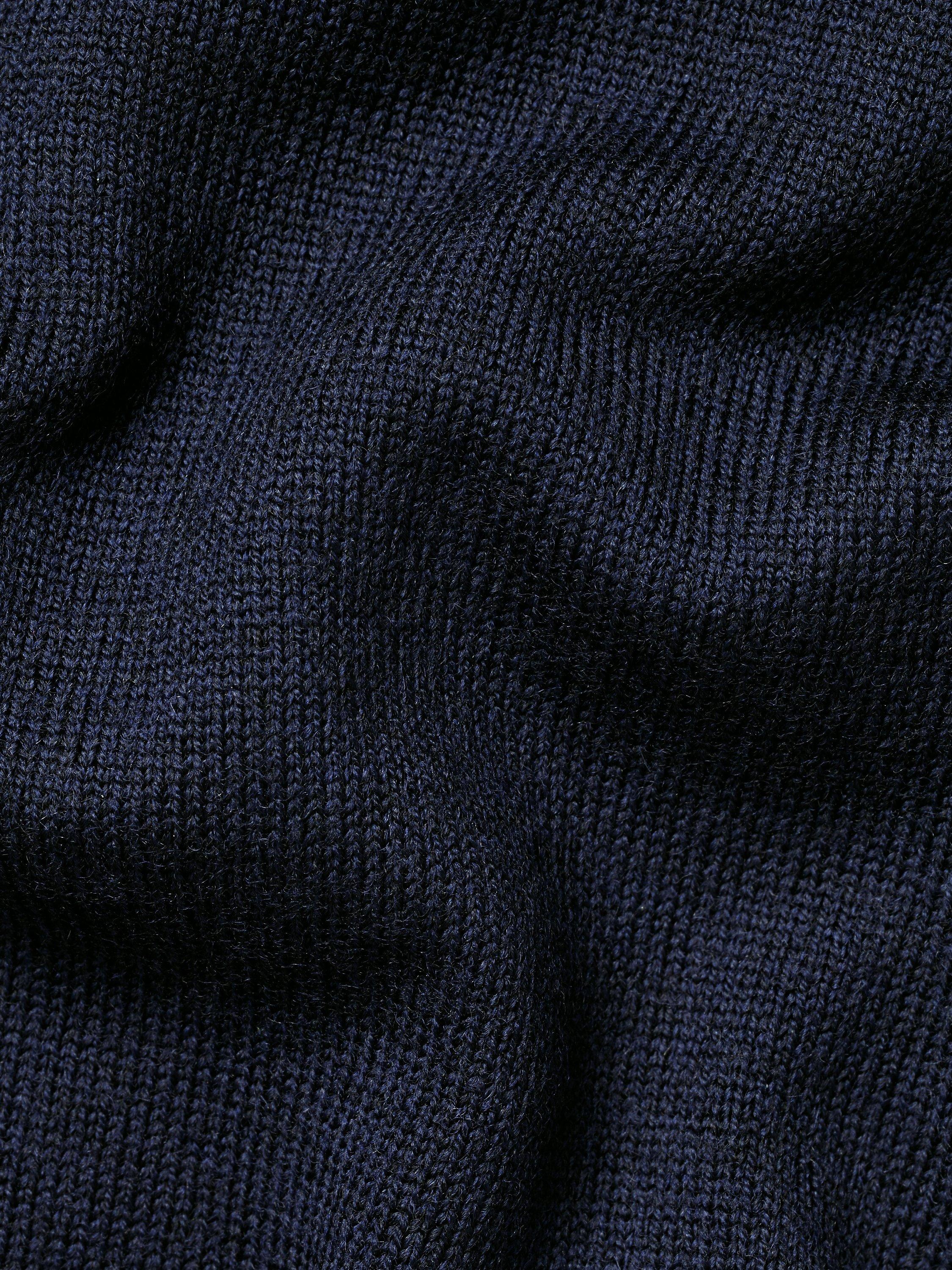 Product image 6 of 6, which shows Charles Tyrwhitt Merino Wool Crew Neck Jumper, Navy, XS