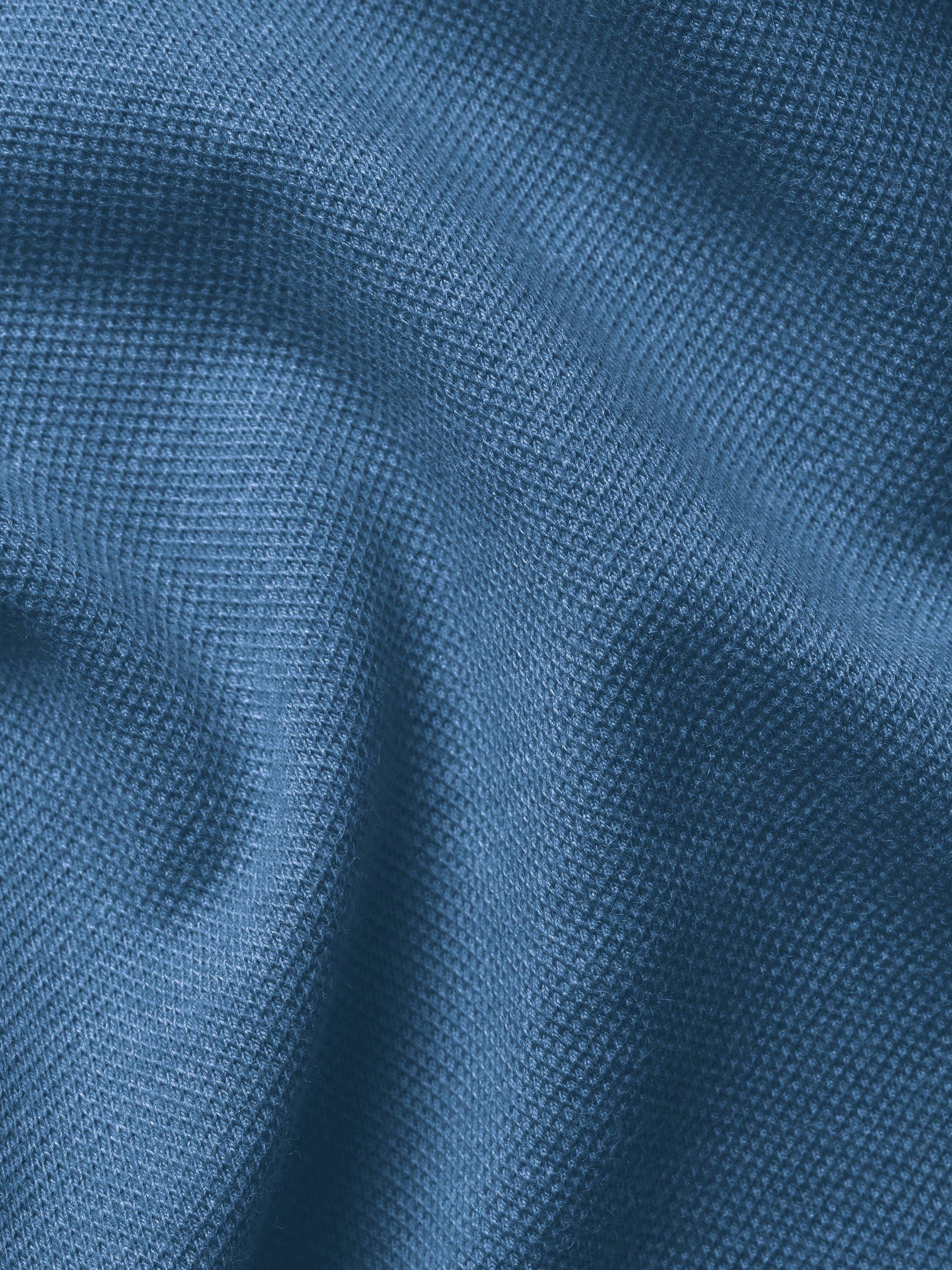 Product image 3 of 3, which shows Charles Tyrwhitt Pique Polo Shirt, Indigo Blue Marl, S