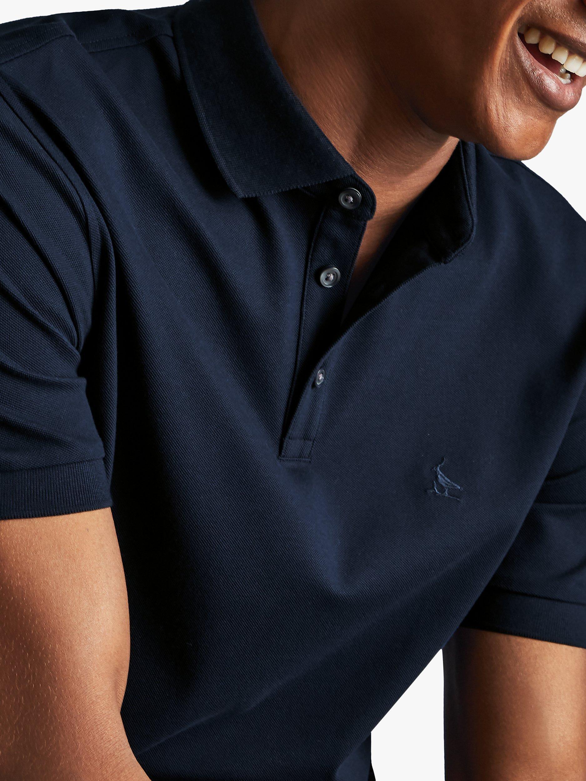 Product image 4 of 6, which shows Charles Tyrwhitt Pique Polo Shirt, Navy Blue, S