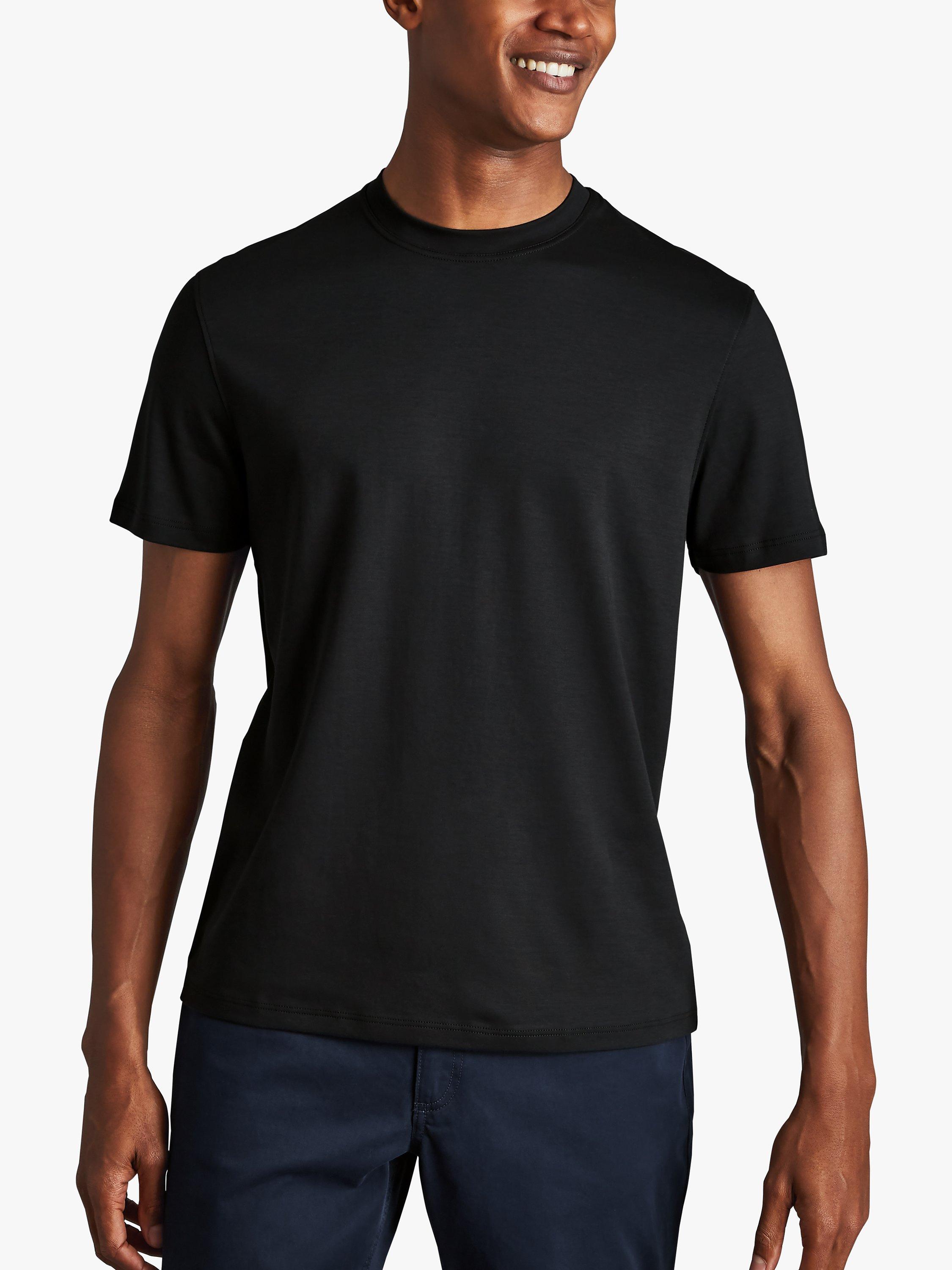 Charles Tyrwhitt Cotton Short Sleeve T-Shirt, Black