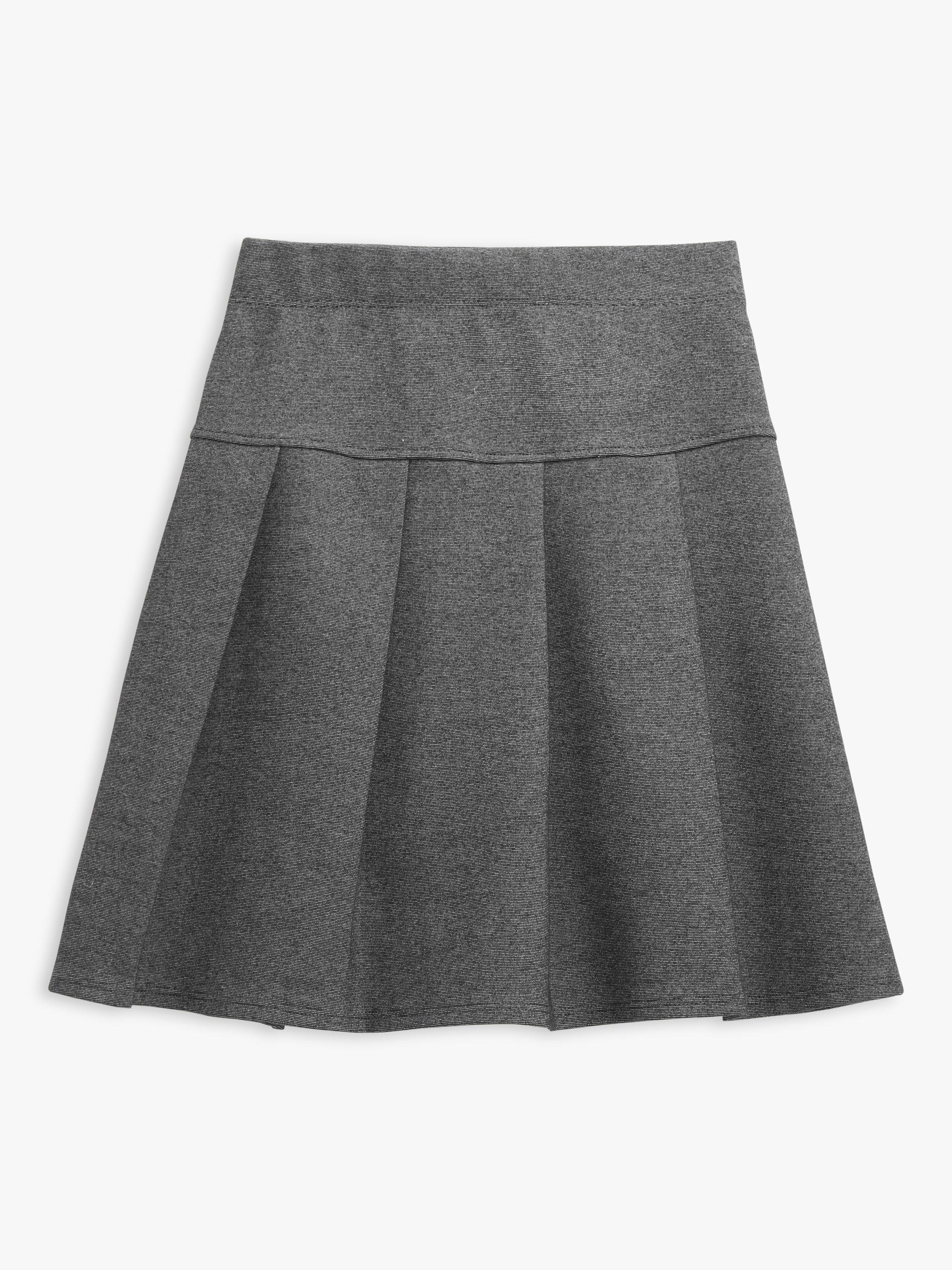 Charcoal grey pleated school skirt best sale