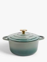 John Lewis Cast Iron Round Casserole
