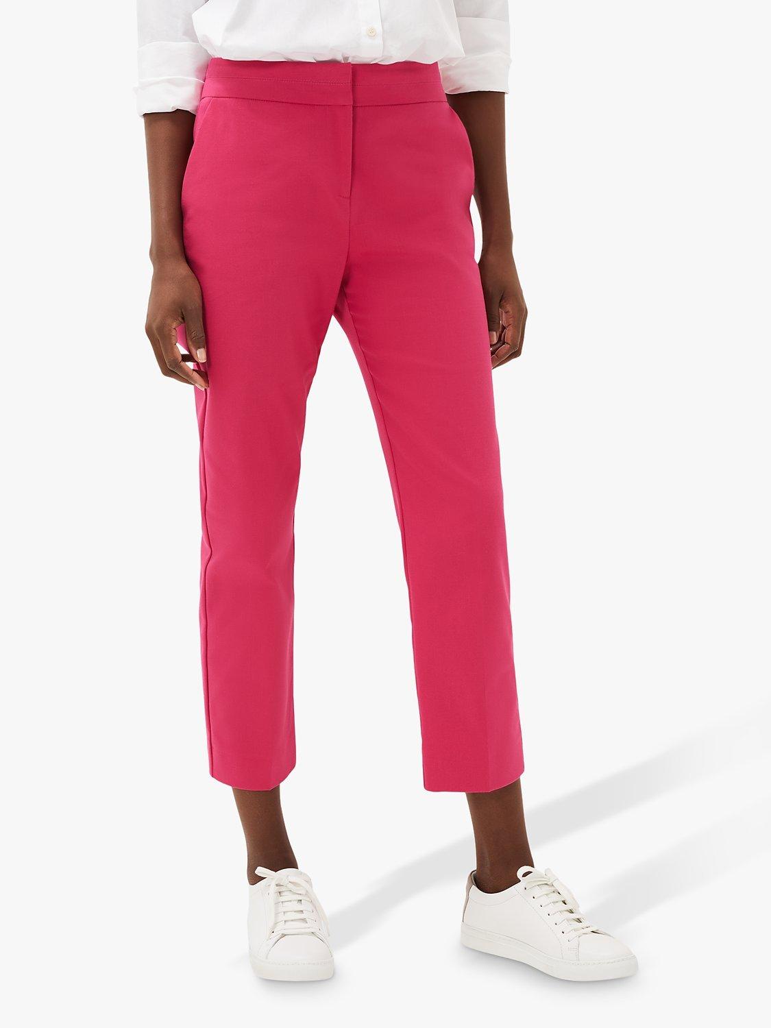 Phase Eight Julianna Cropped Trousers, Pink, 14