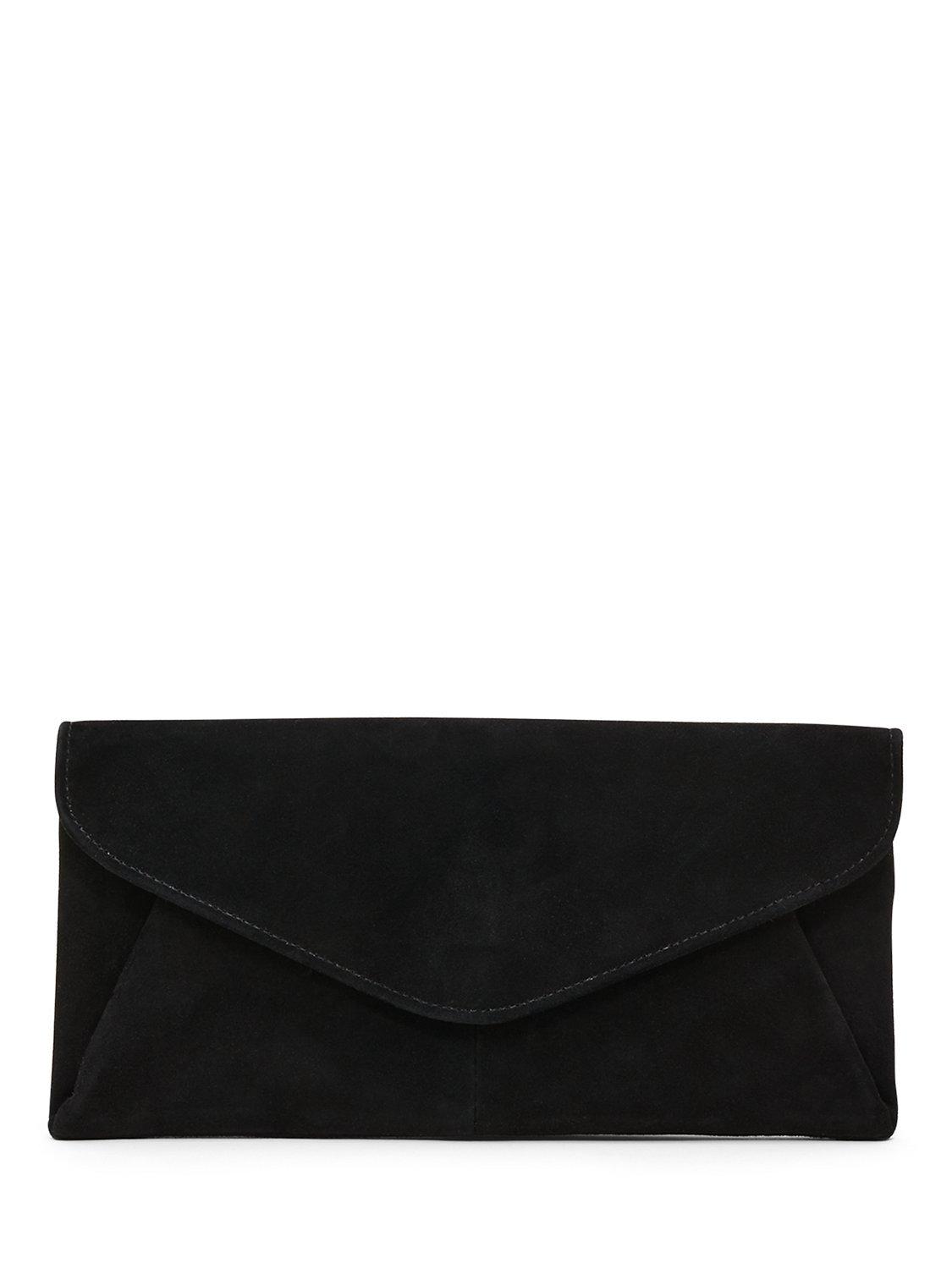 Phase Eight Wendie Suede Chain Strap Clutch Bag