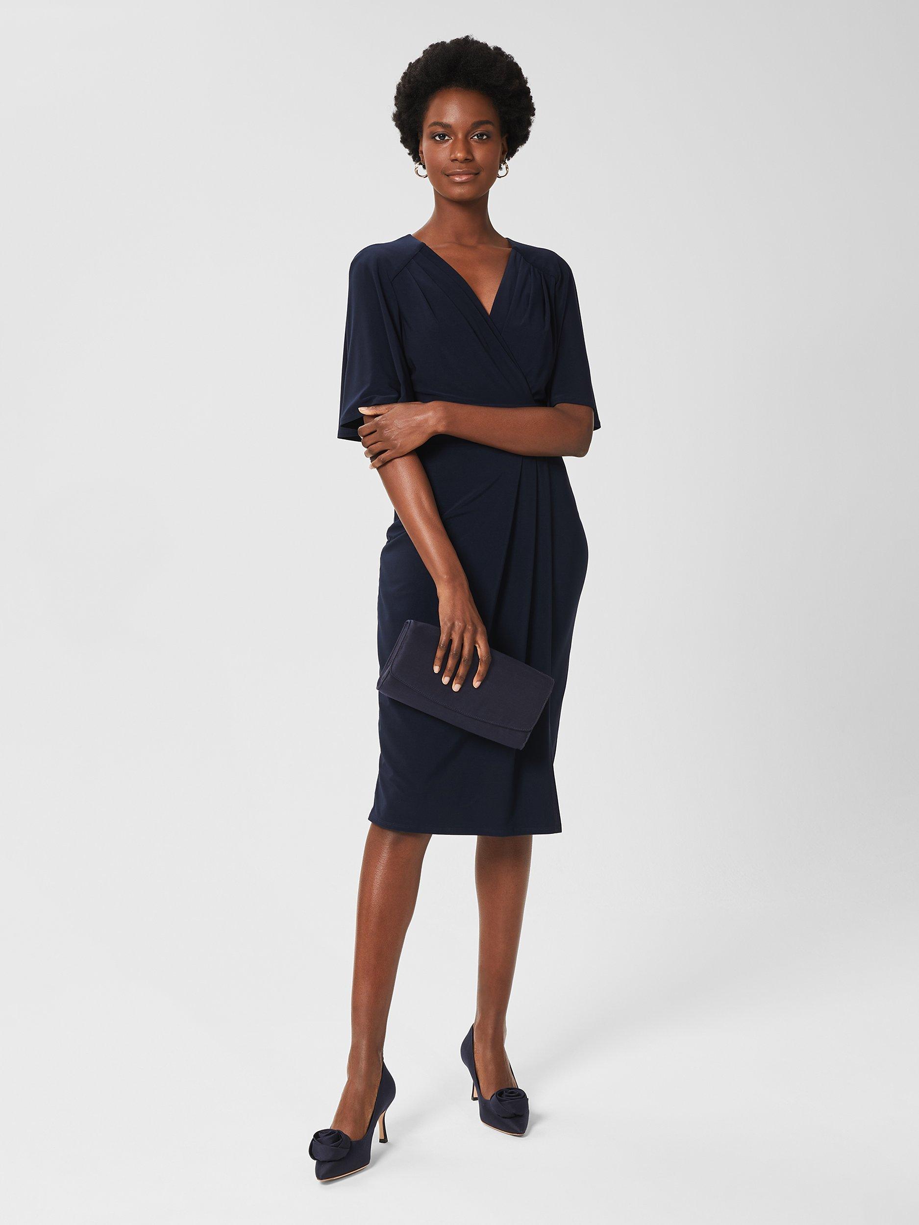 Hobbs Coralie Shift Dress Midnight Navy