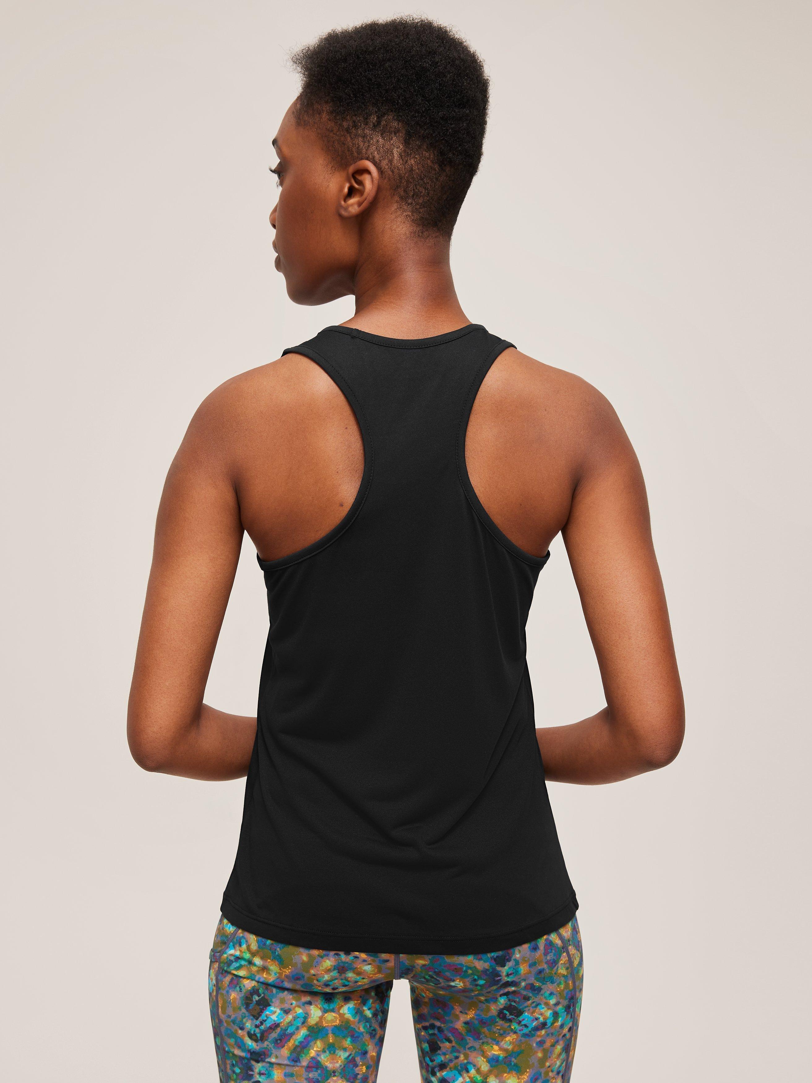 Ronhill Core Running Vest, Black/Bright White