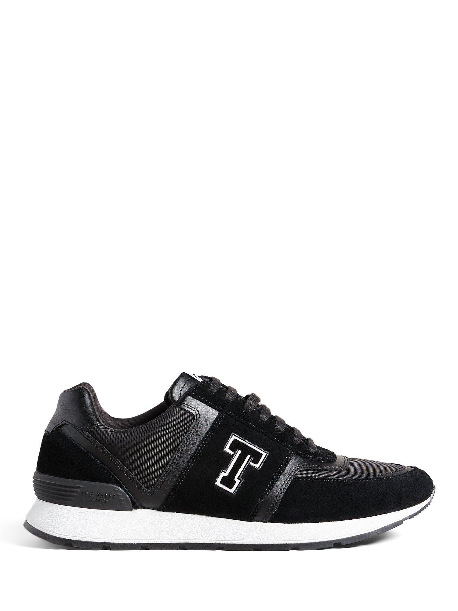Ted Baker Gregory Lace Up Trainers, Black Black