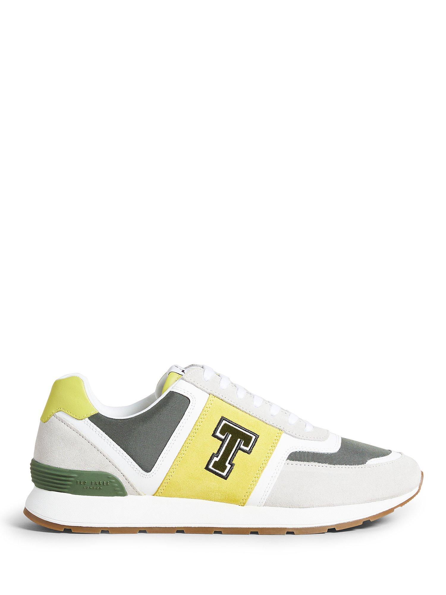 Ted Baker Gregory Lace Up Trainers, Lime/Multi, 7