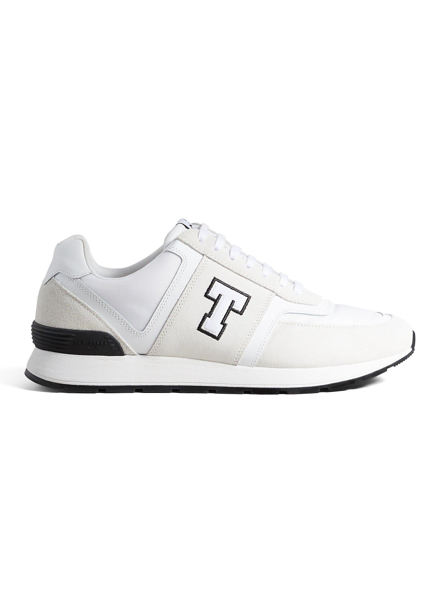 Ted Baker Gregory Lace Up Trainers, White, 10