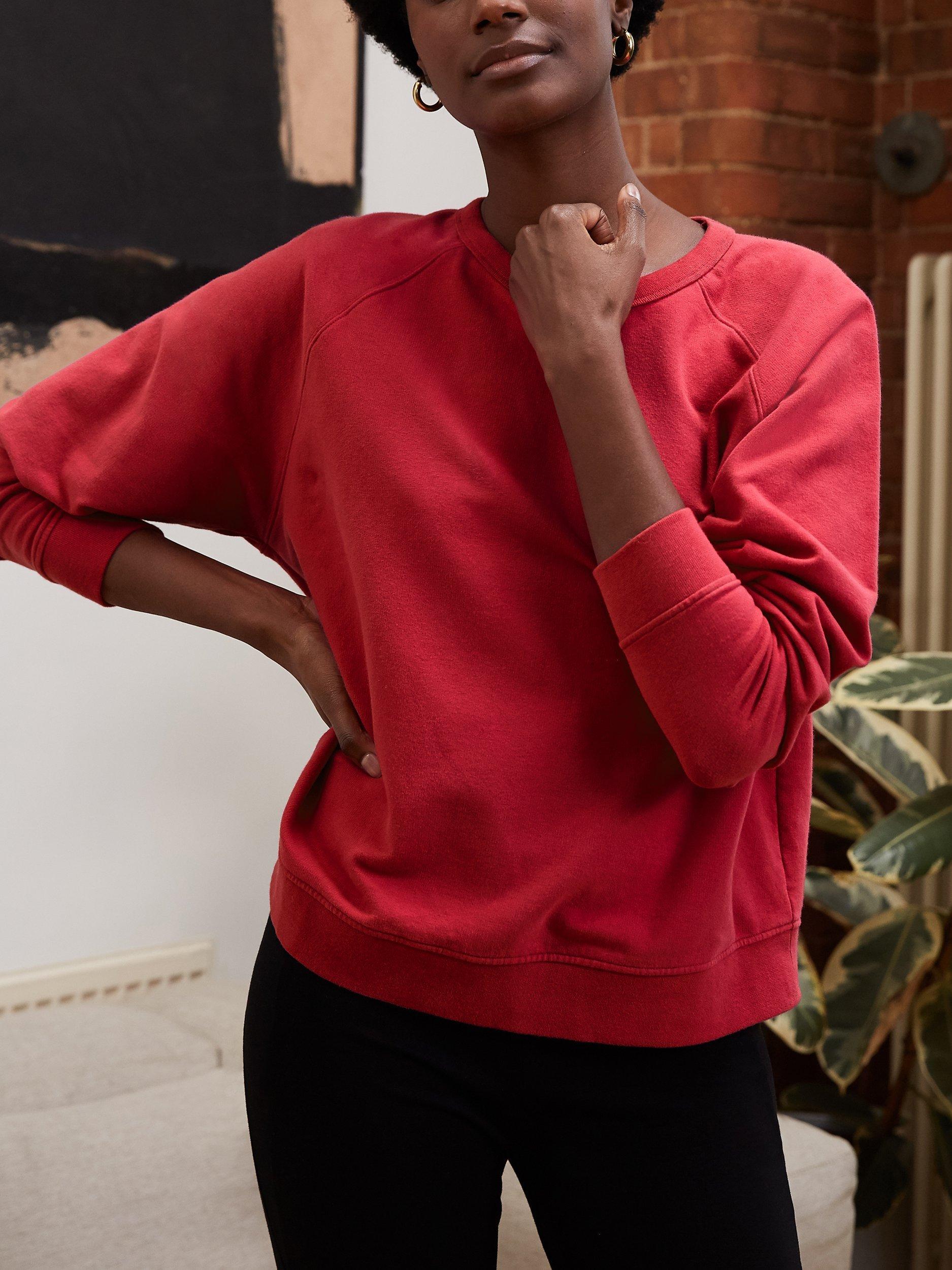 Baukjen Montana Organic Cotton Blend Sweatshirt, Strawberry