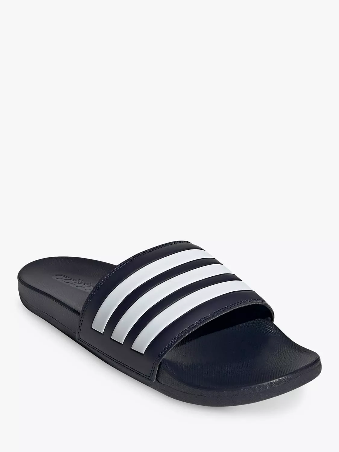 Adilette cloudfoam plus stripes slides review online