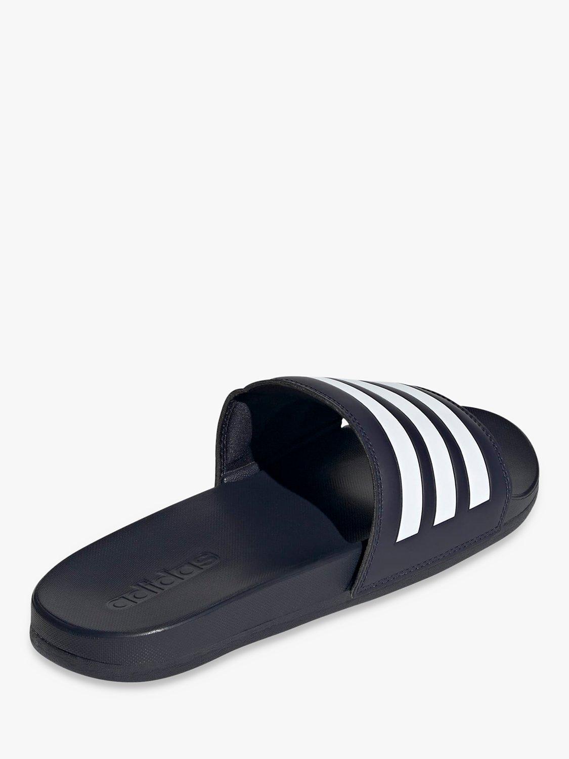 adidas Adilette Aqua Comfort Slides Slippers, Legend Ink/White, 7