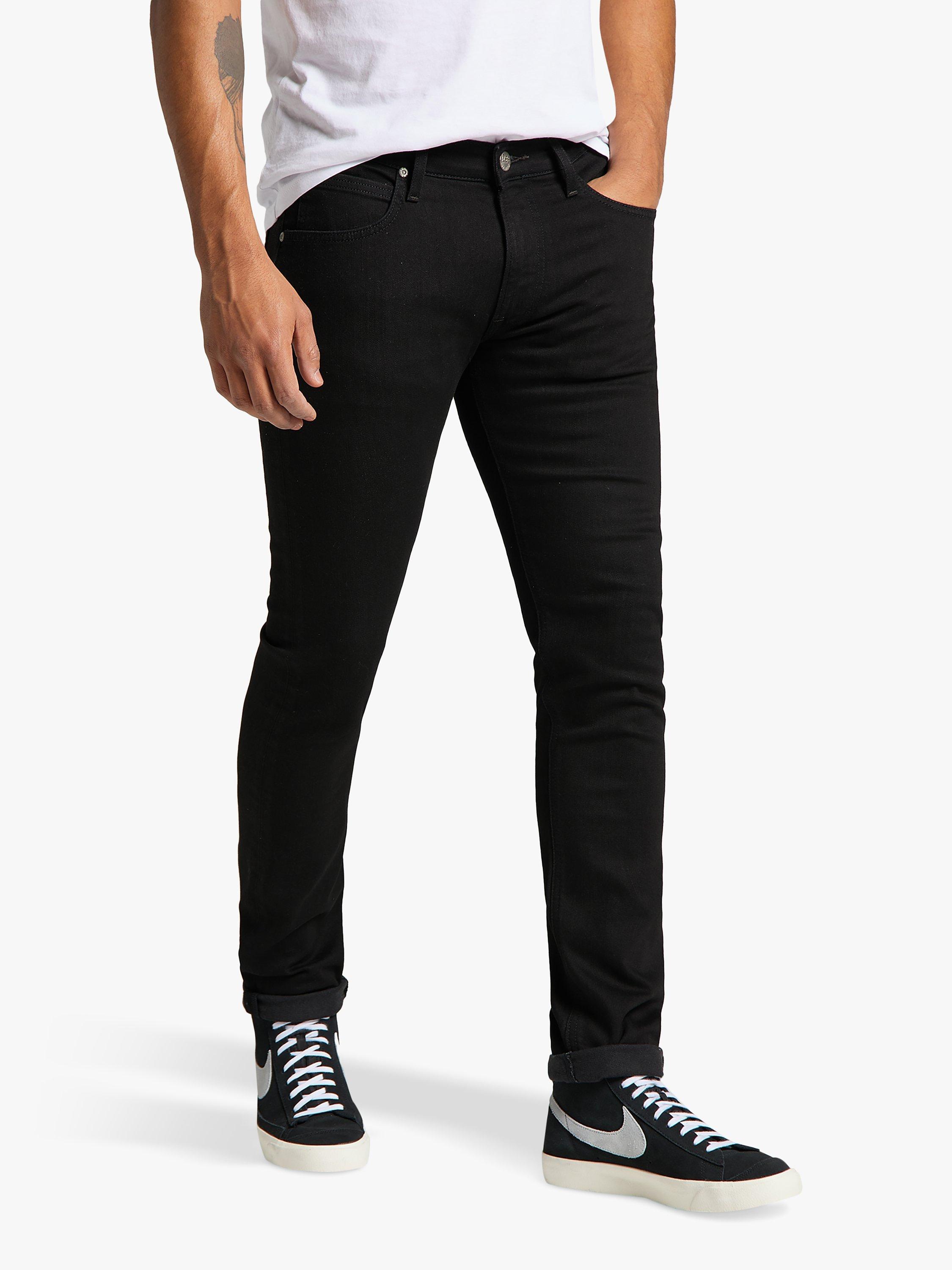 Product image 1 of 6, which shows Lee Luke Slim Fit Jeans, L719HFAE - Clean Black, 30S