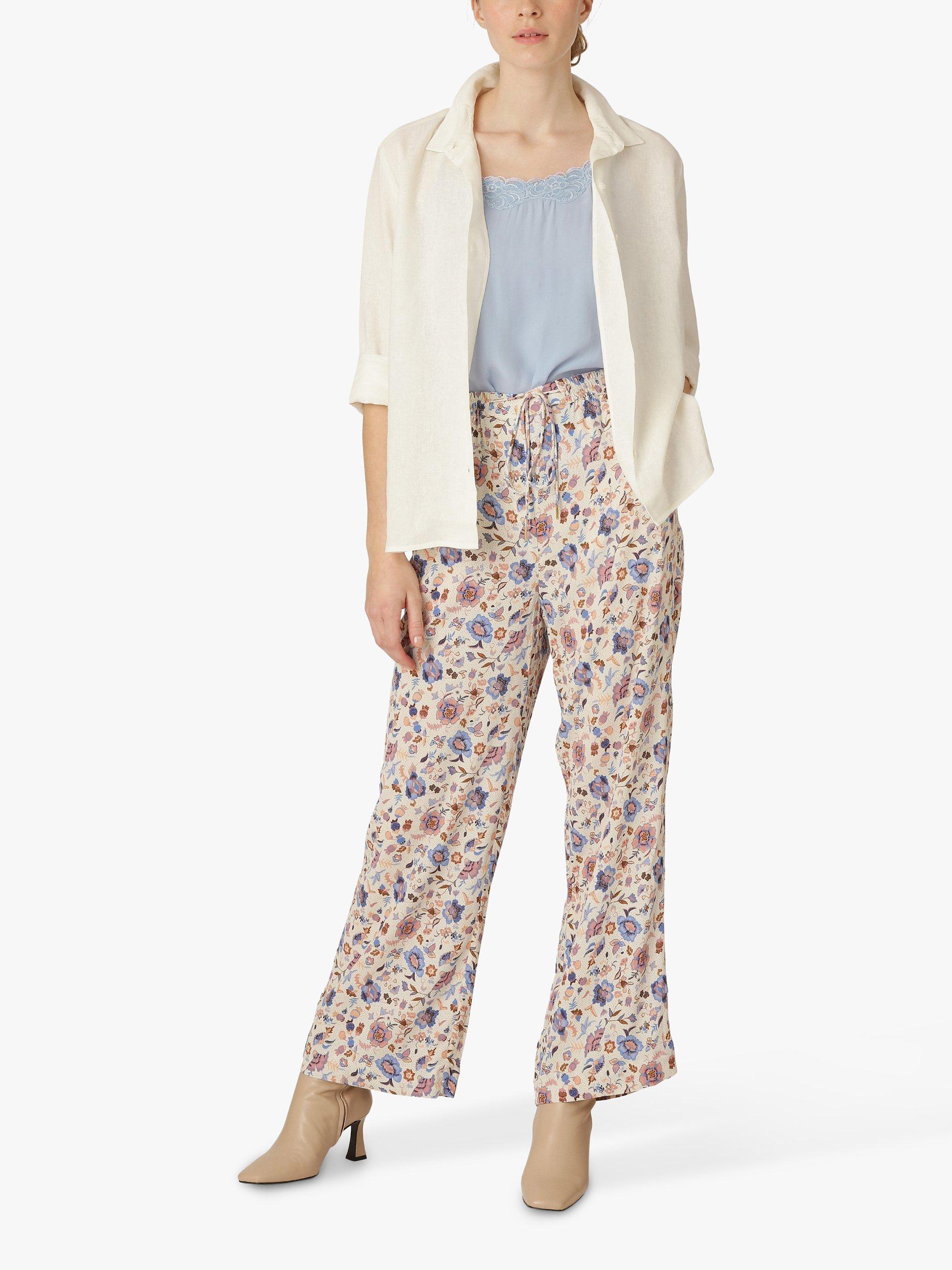 Noa Noa Floral Moss Trousers