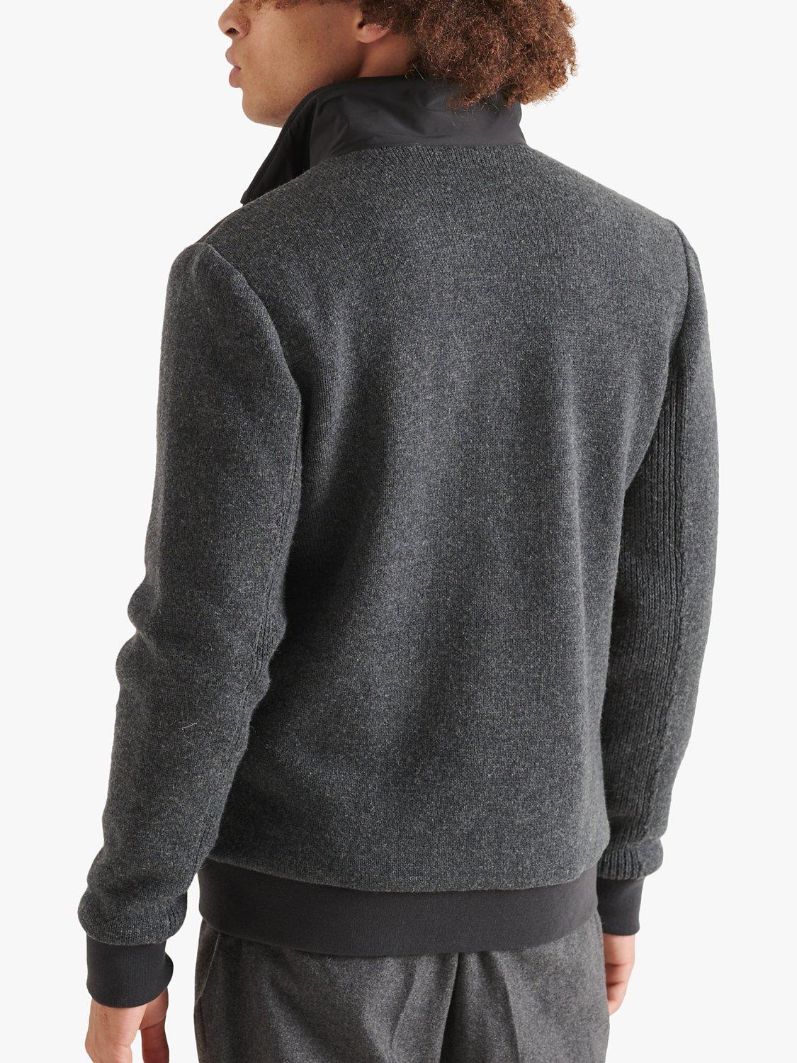 Product image 3 of 7, which shows Superdry Studios Padded Jacket, Dark Grey, L