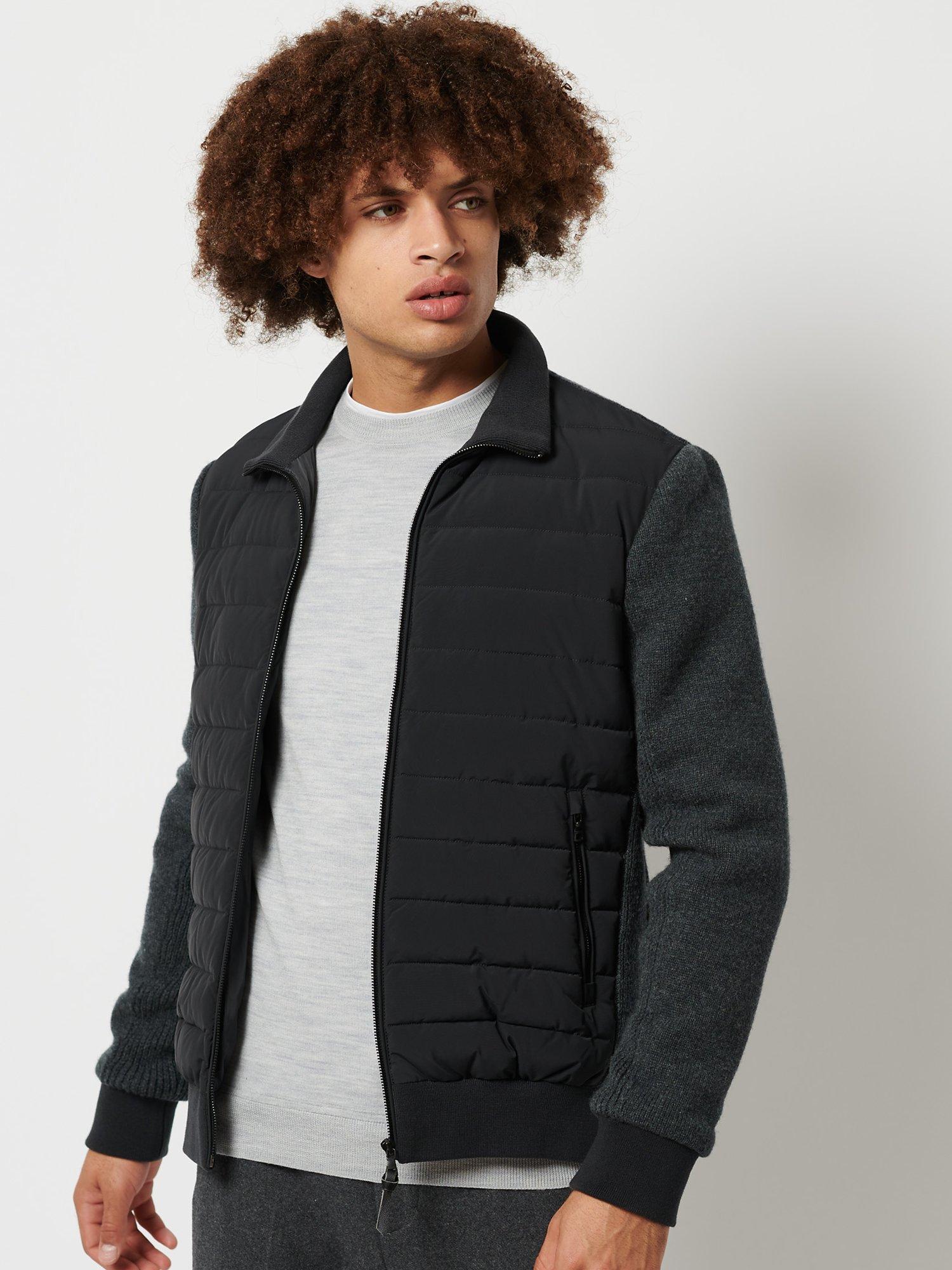 Product image 1 of 7, which shows Superdry Studios Padded Jacket, Dark Grey, L