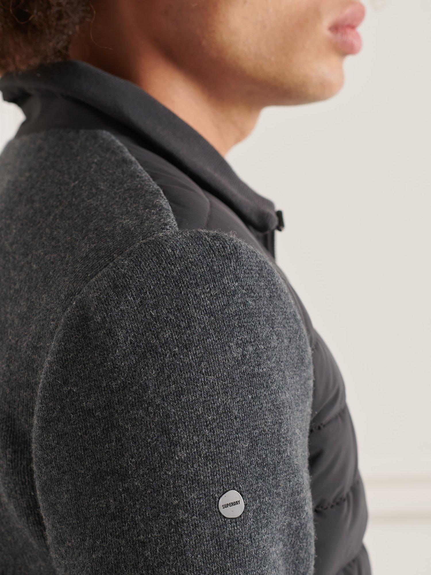Product image 7 of 7, which shows Superdry Studios Padded Jacket, Dark Grey, L